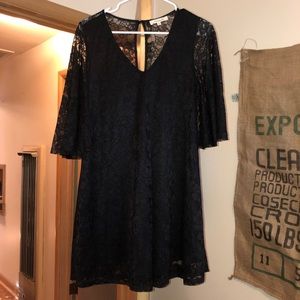 Francesca’s Little Black Lace Dress